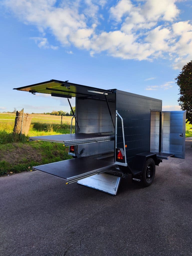 offroadanhänger zeltanhänger corse in grün
