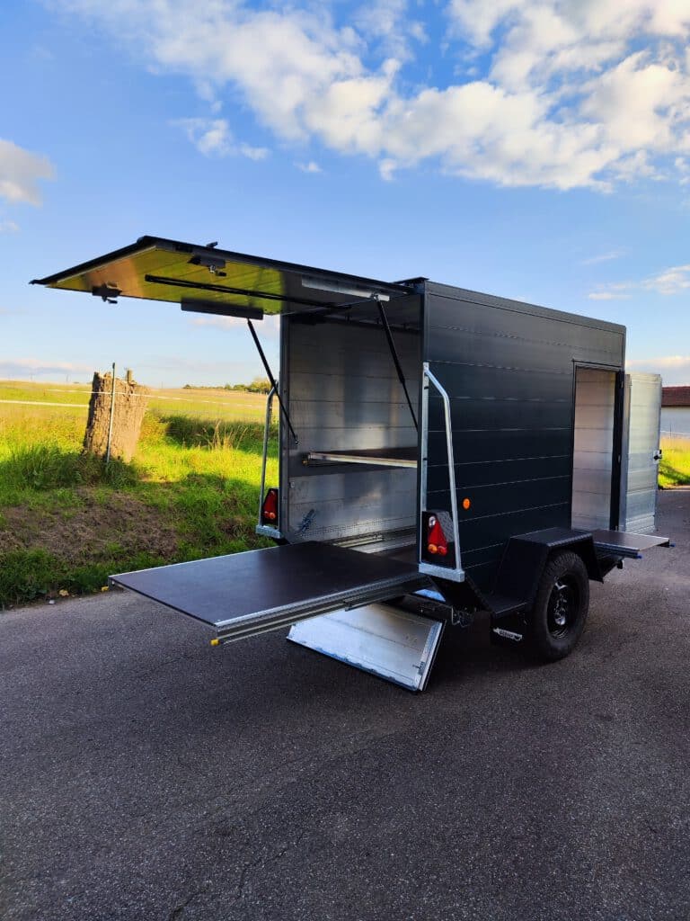 offroadanhänger zeltanhänger corse in grün