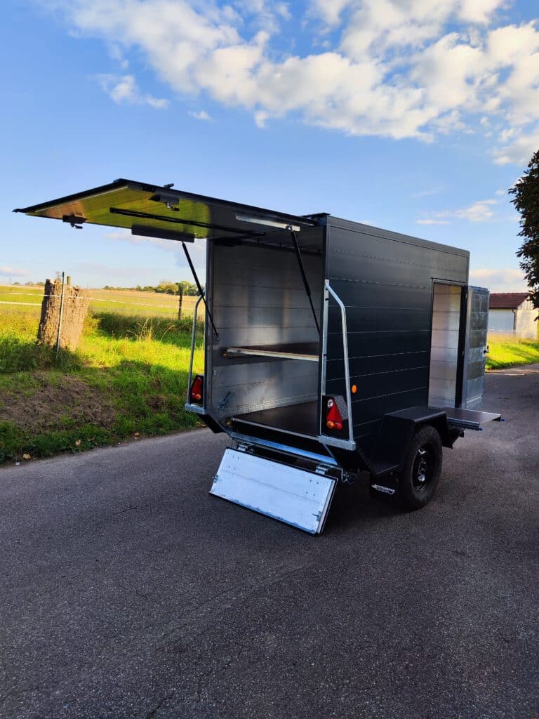 offroadanhänger zeltanhänger corse in grün