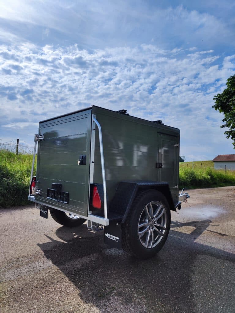 offroadanhänger zeltanhänger dachzelt corse landrover defender
